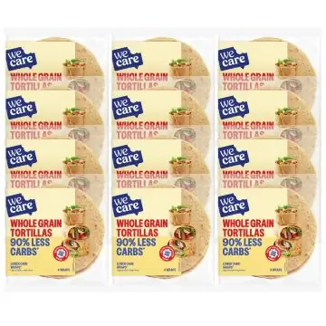 WeCare | Lower Carb Tortilla's | Whole Grain | 12 stuks | Dieetwebshop.nl