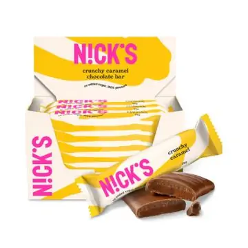 Nick's | Crunchy Caramel Bar | 21 Stuks | Dieetwebshop.nl